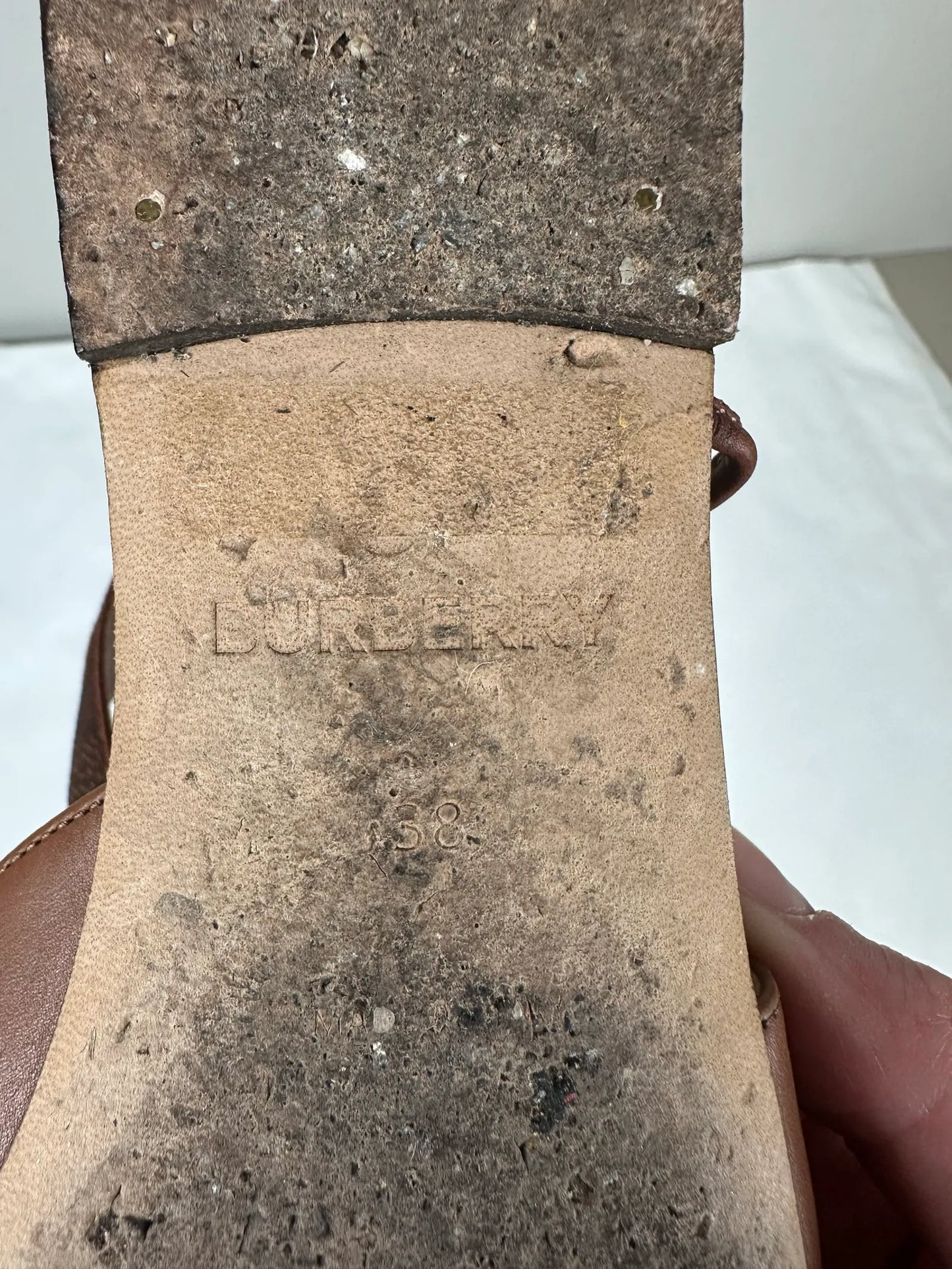 Burberry-skinnballerinaskor