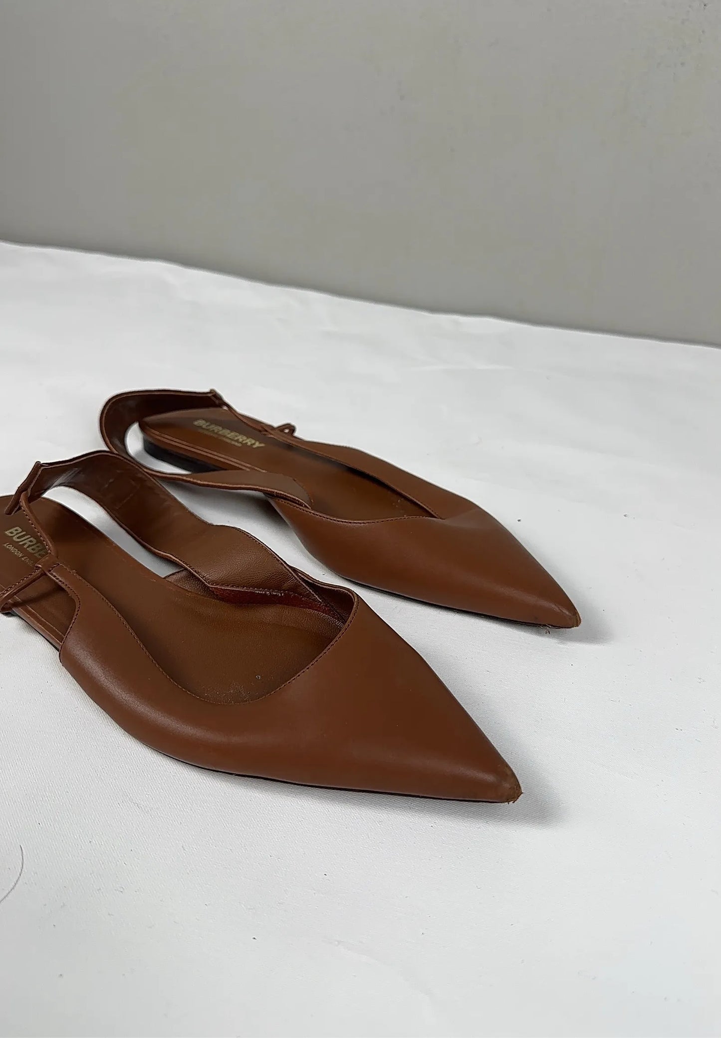 Burberry-skinnballerinaskor