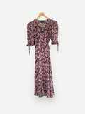 The Kooples Candy Flowers Printed Wrap In Rosa Dress