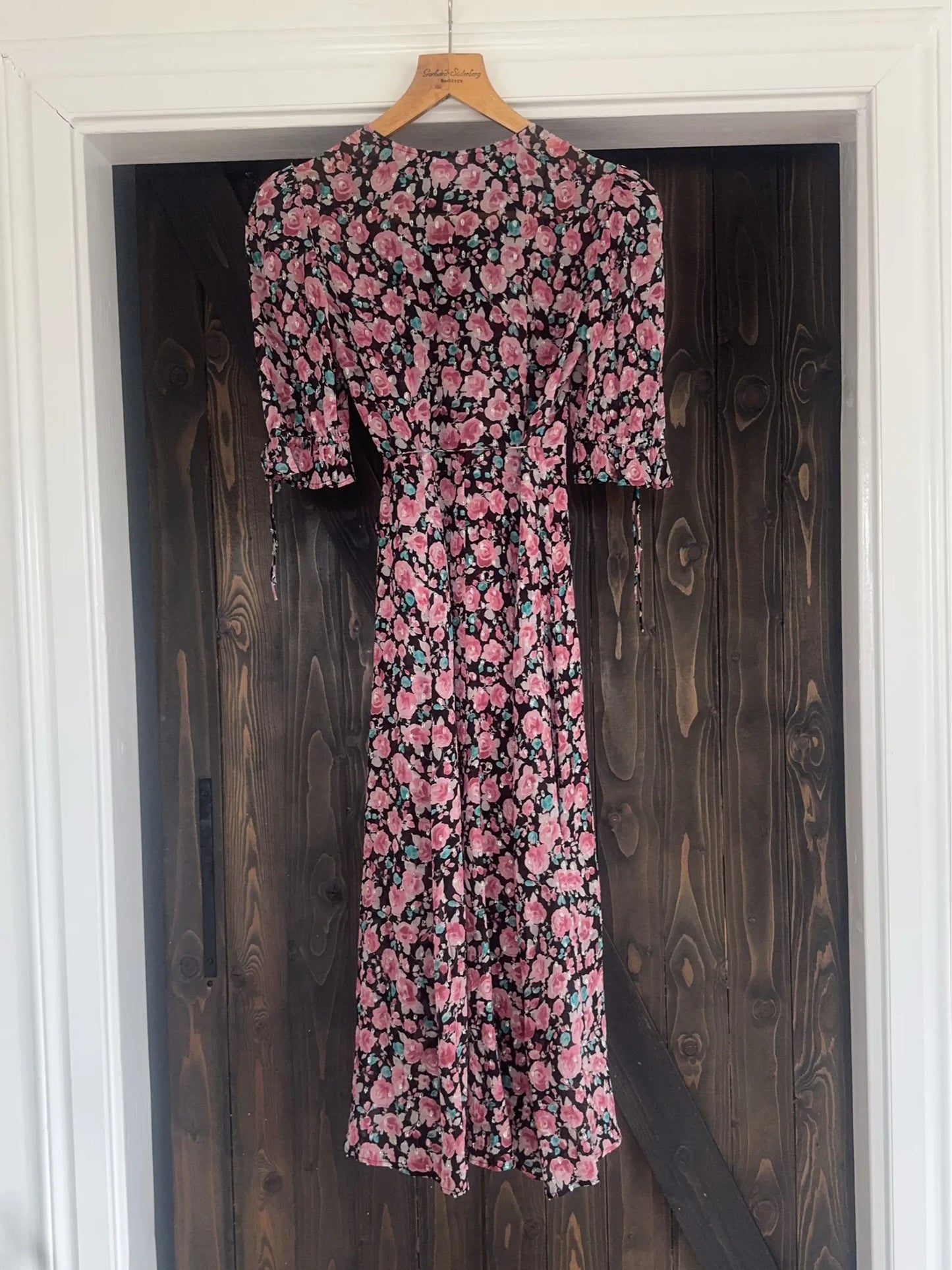 The Kooples Candy Flowers Printed Wrap In Rosa Dress