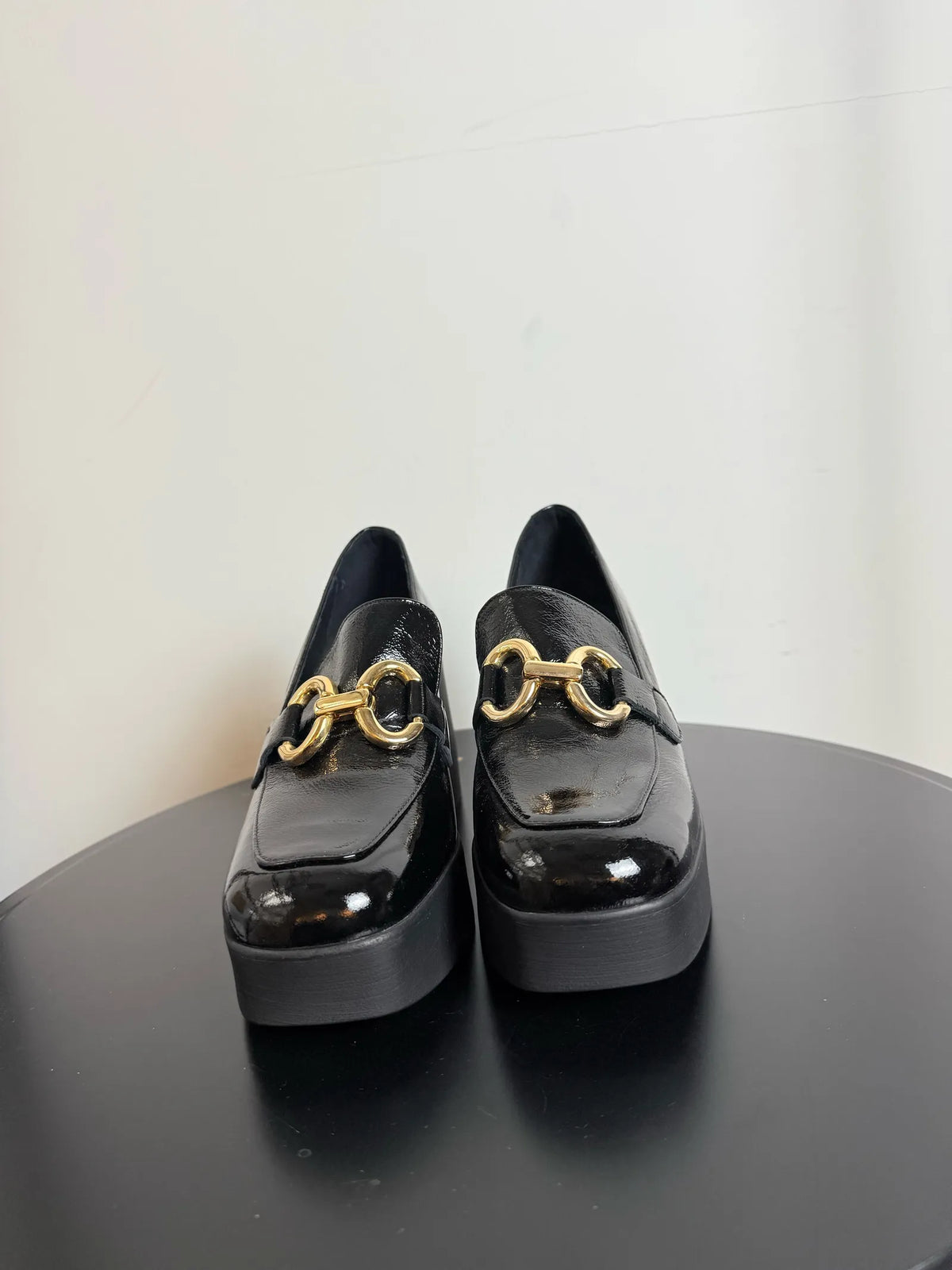 Blankens The Olivia Black-skinnklackar NWT
