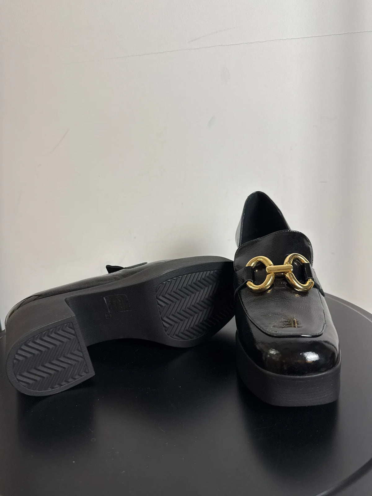 Blankens The Olivia Black-skinnklackar NWT