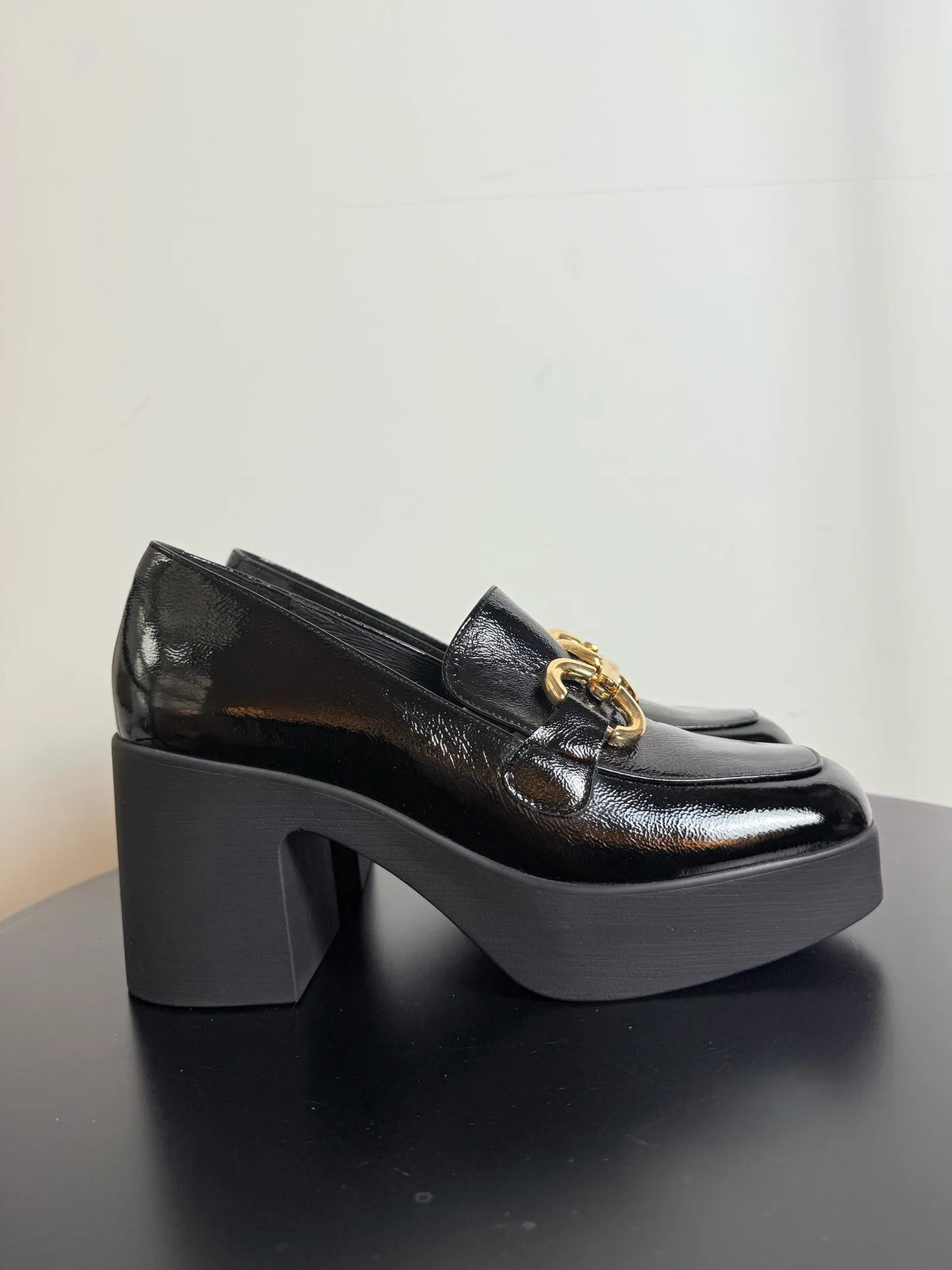 Blankens The Olivia Black-skinnklackar NWT