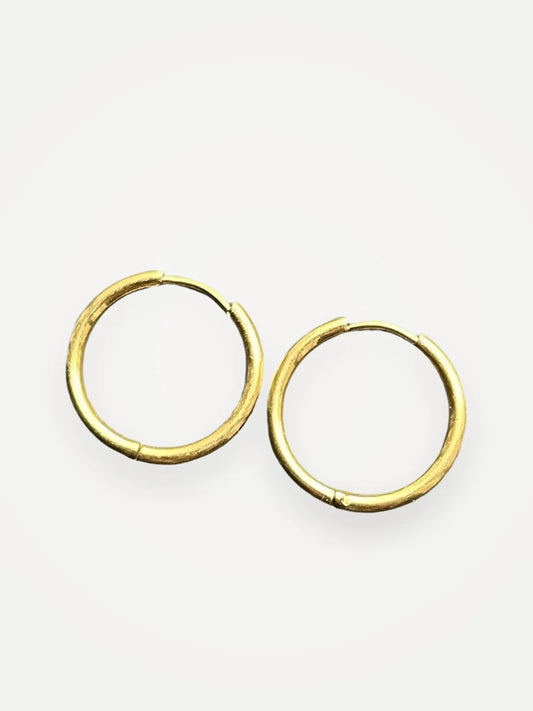 Cos Golden Hoops-örhänge NWOT