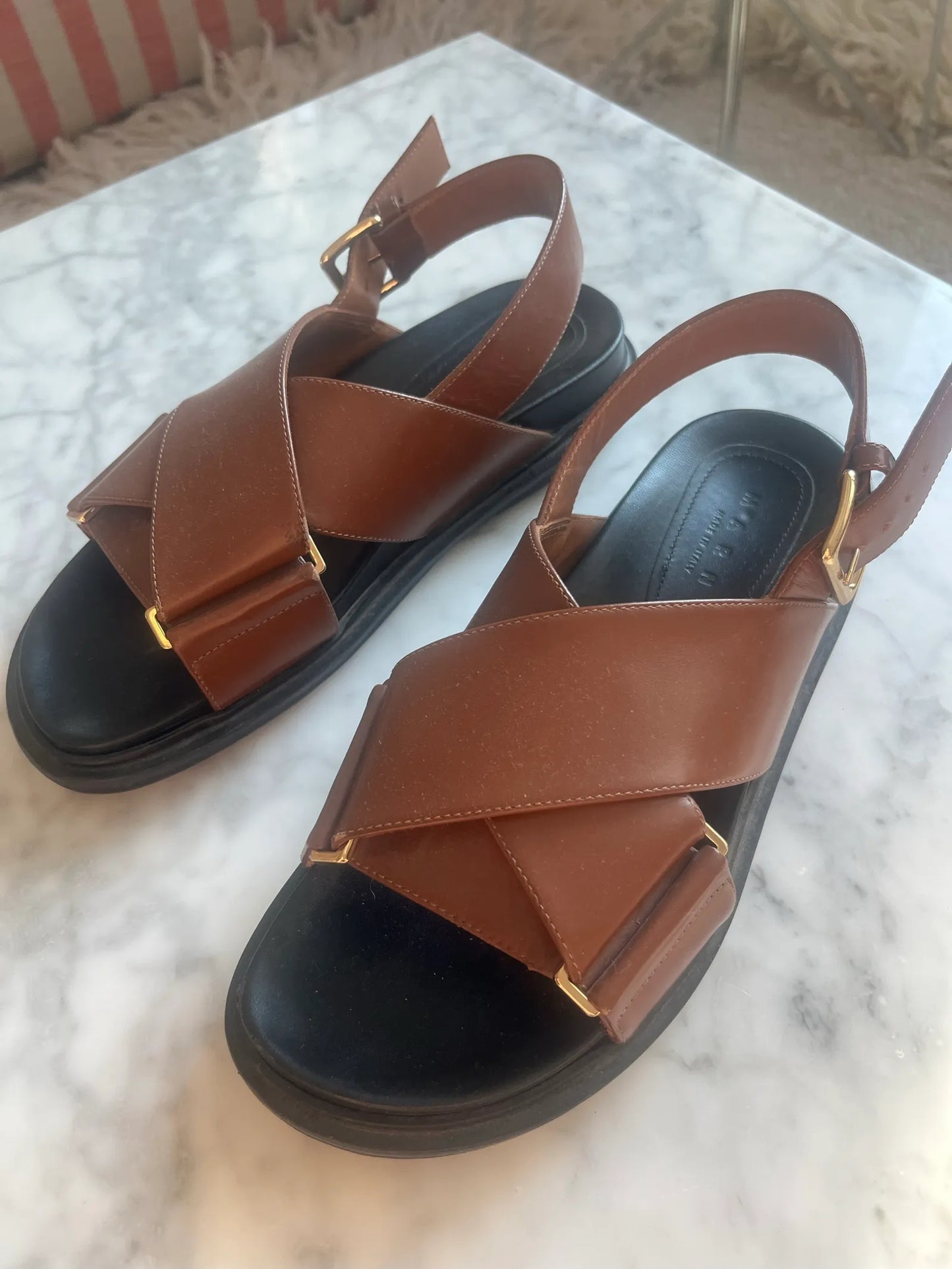 Marni Fussbett Sandals