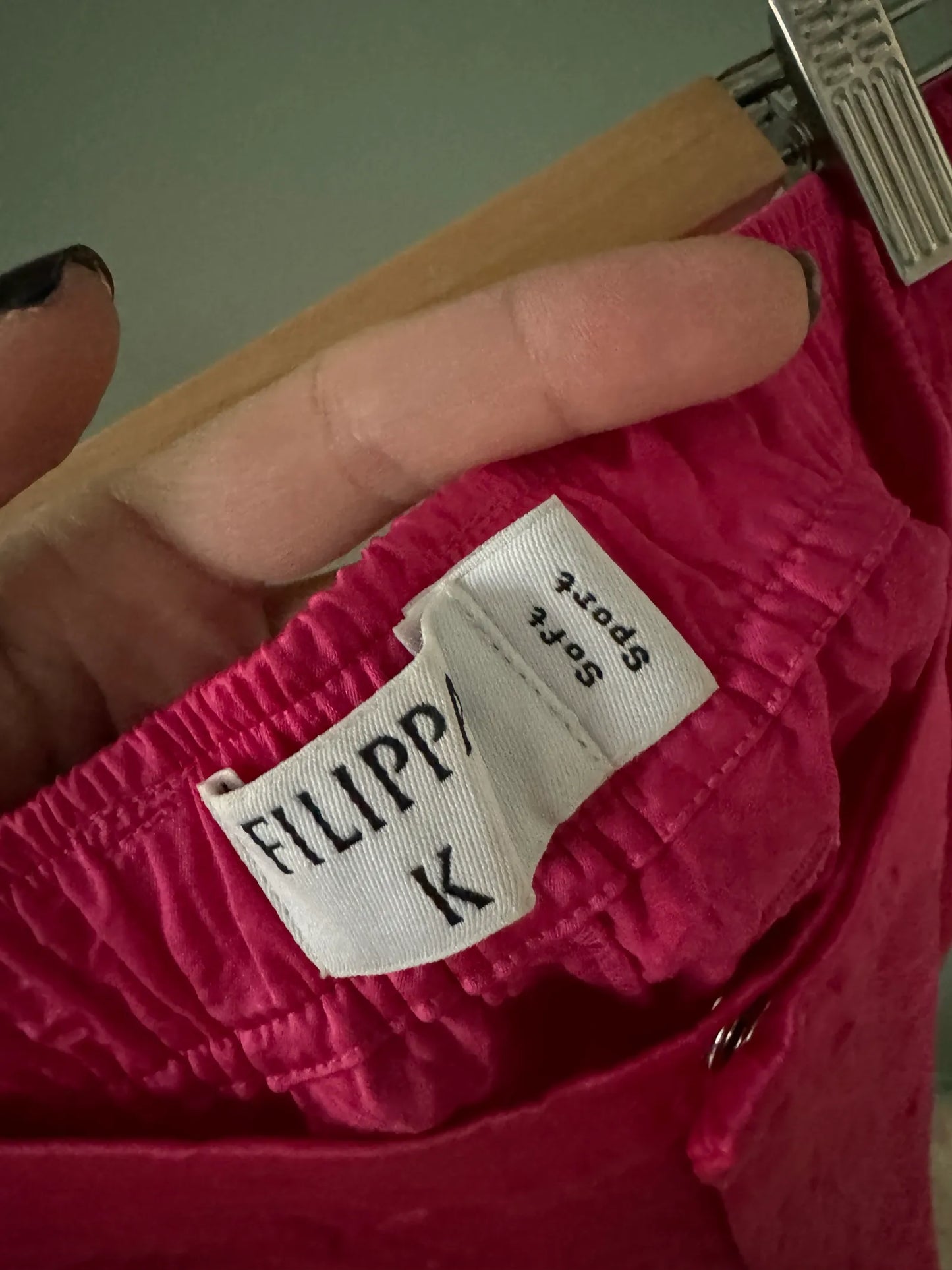 Filippa K Crinkle Satin Track Trousers