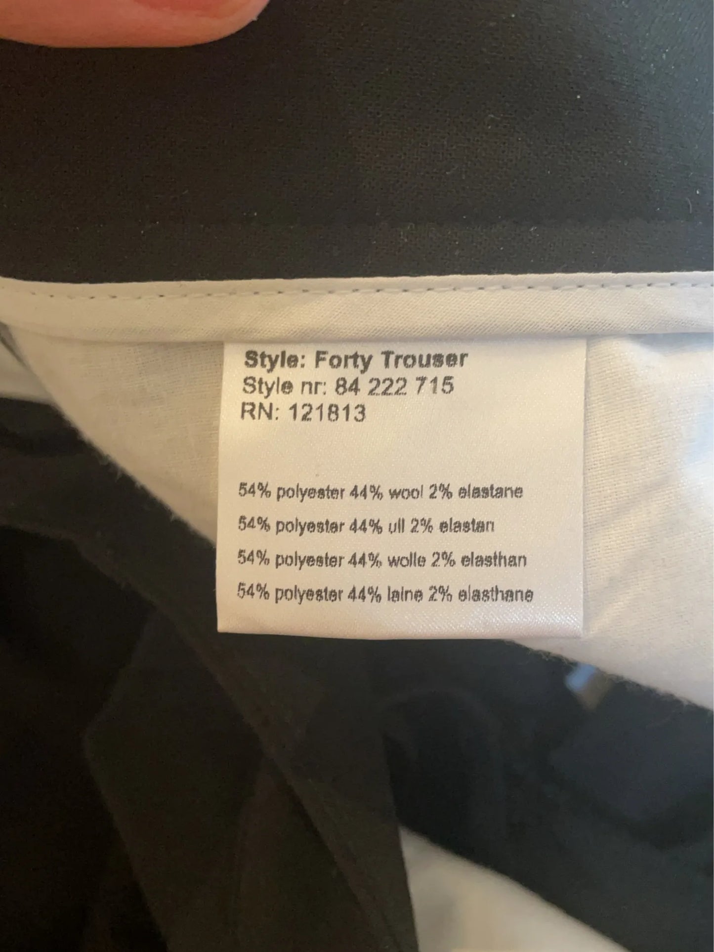 Hope Forty Suit Trousers