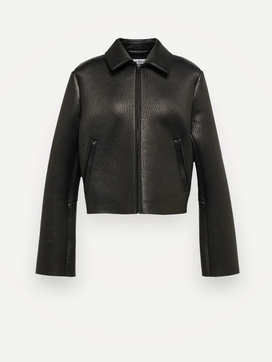 Acne Studios Lamb Leather-skinnjacka NWOT