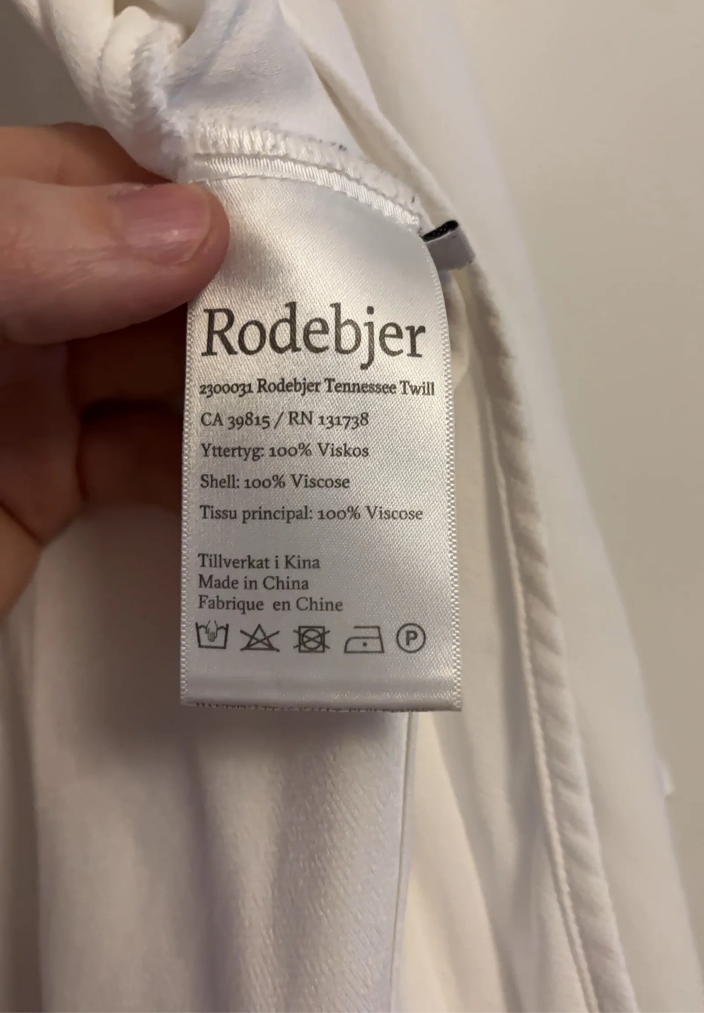 Rodebjer Tennessee Twill-blus