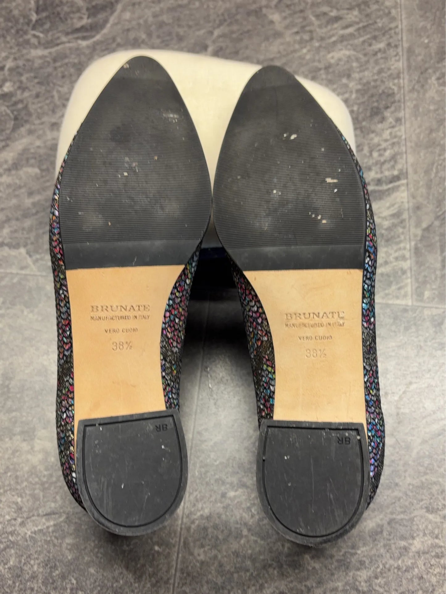 Brunate-skinnloafers