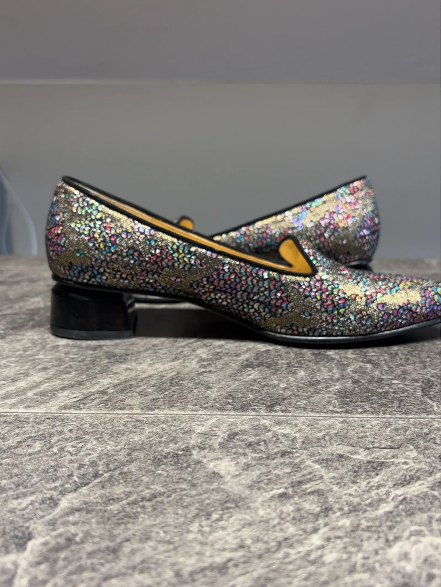 Brunate-skinnloafers