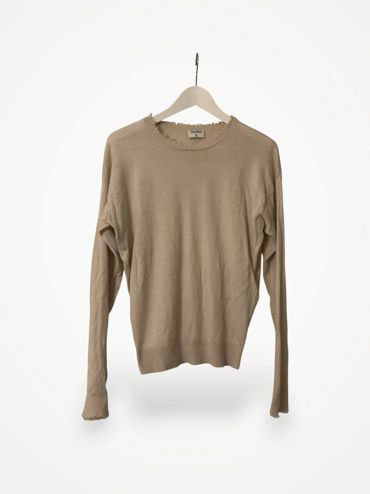 Filippa K Frayed R-ulltopp
