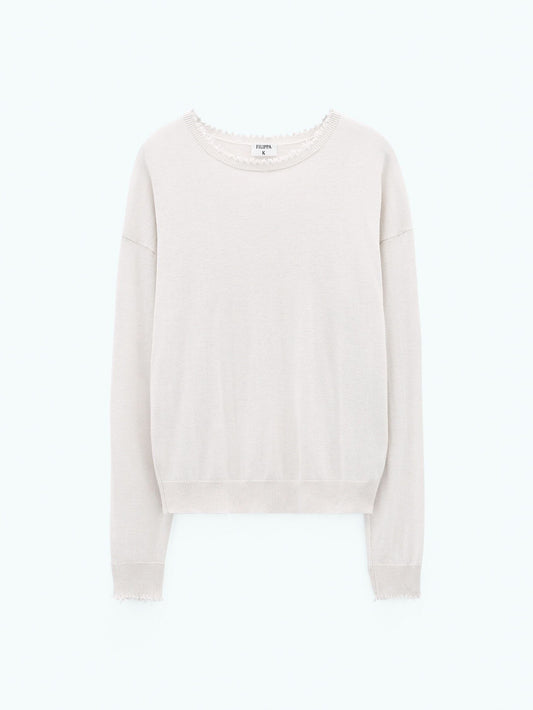 Filippa K Frayed R-ulltopp