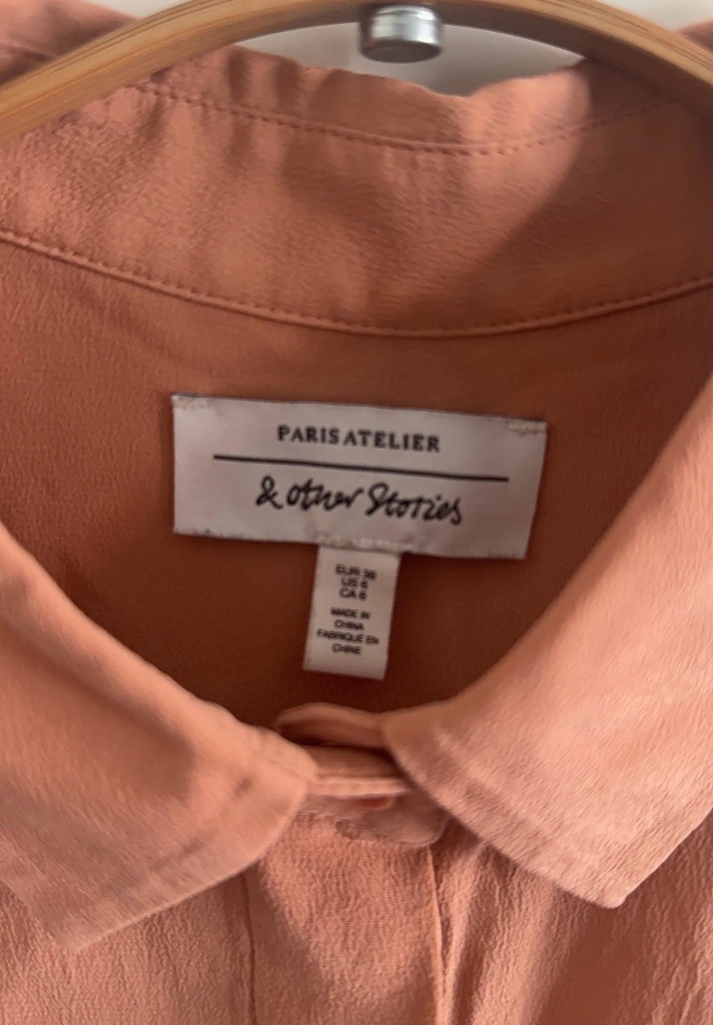 & Other Stories-sidenskjorta