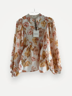 Malina Pernilla Peony-blus NWT