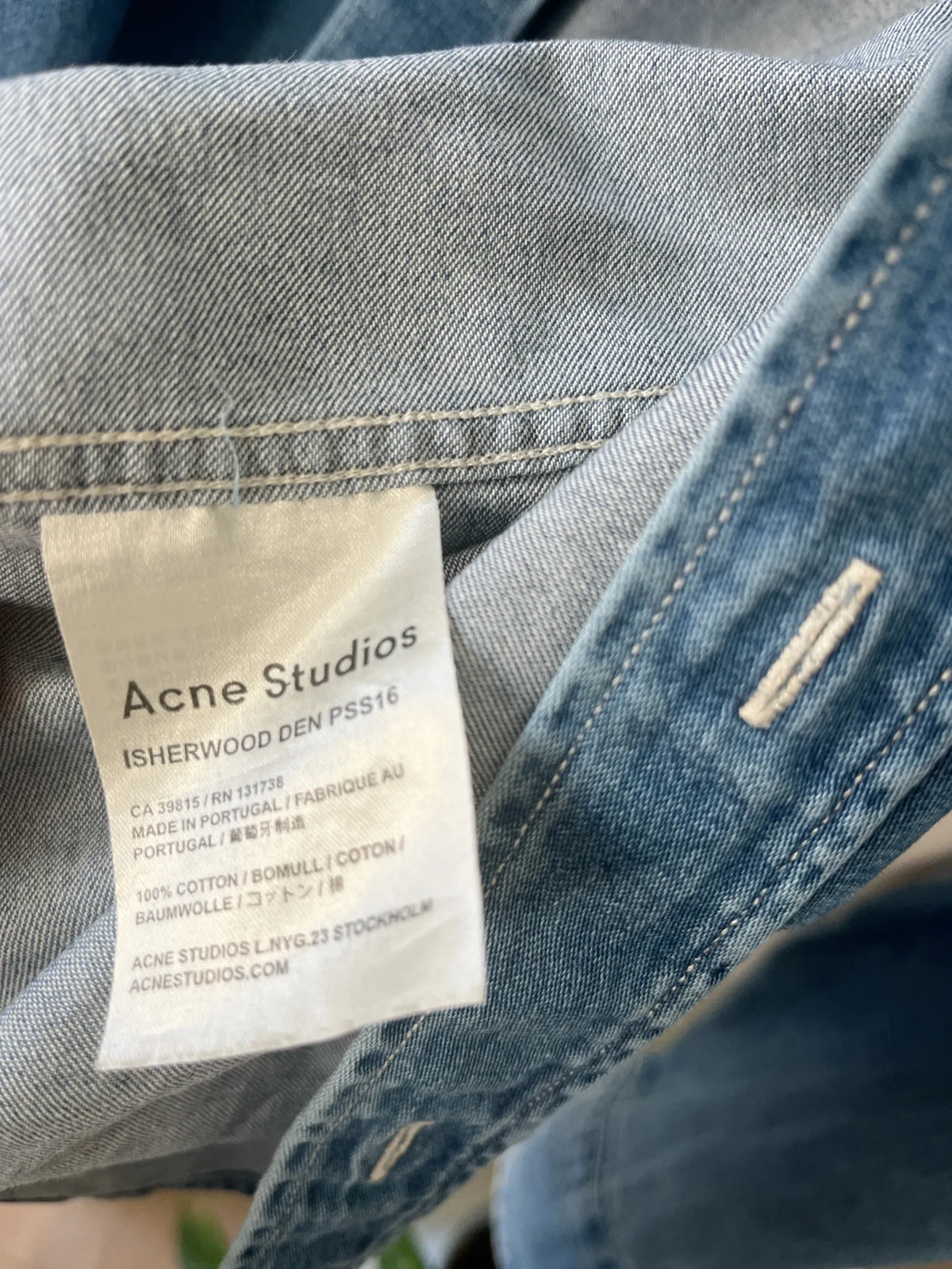 Acne Studios Isherwood-skjorta