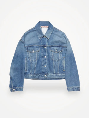 Acne Studios Jeansjacka Relaxed Cropped Fit Jacket