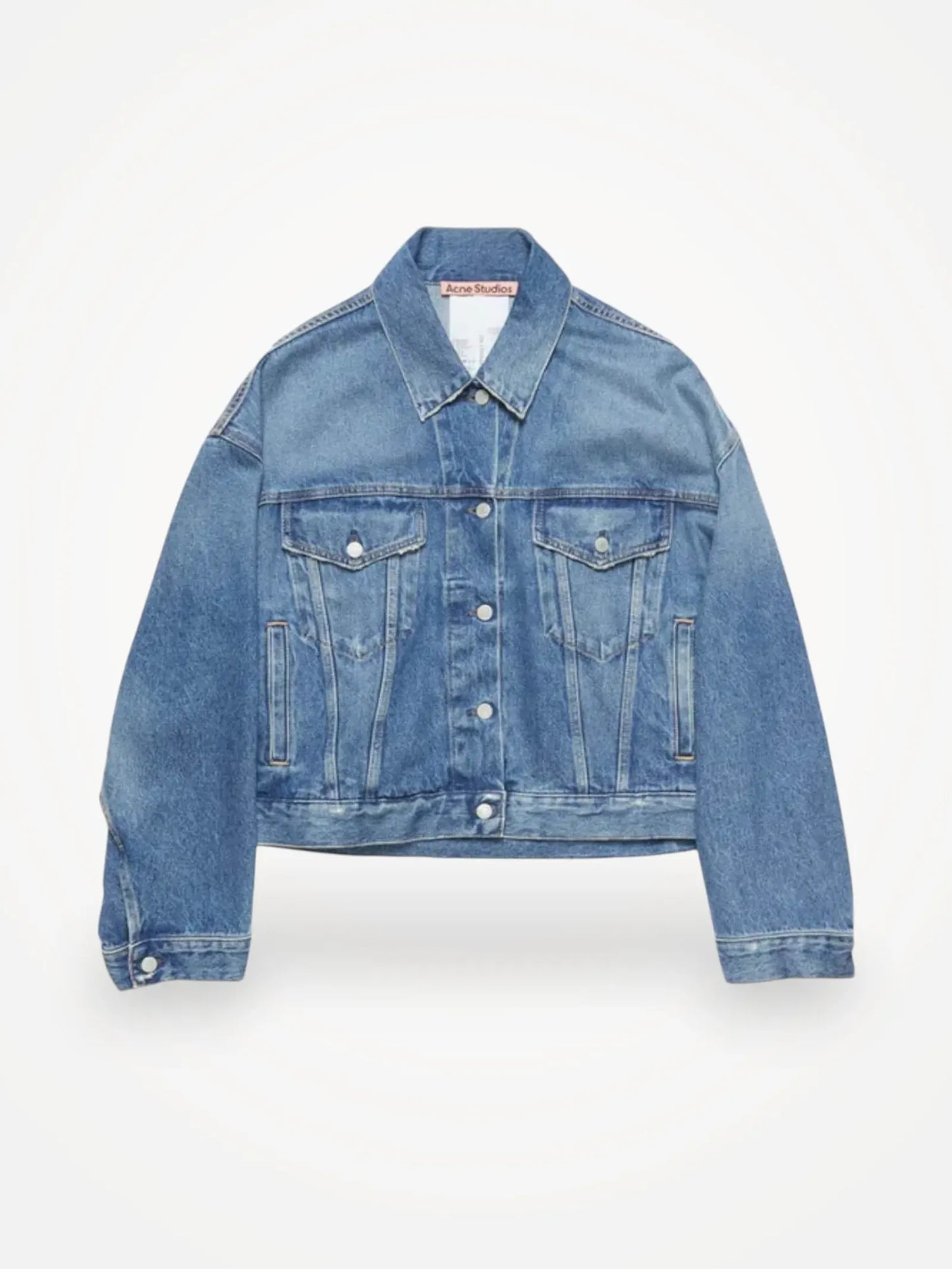 Acne Studios Jeansjacka Relaxed Cropped Fit Jacket