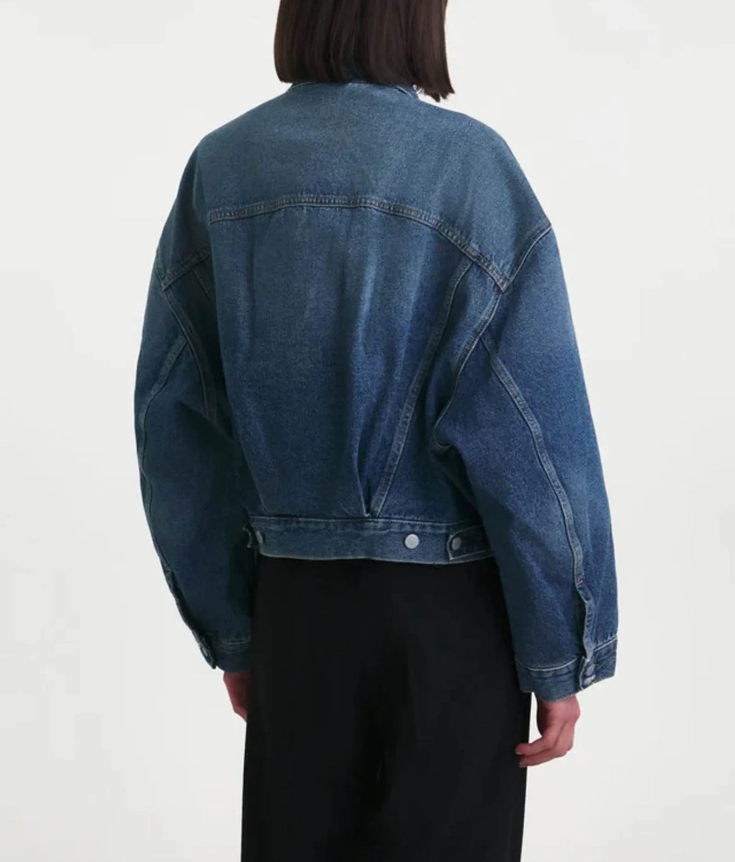 Acne Studios Jeansjacka Relaxed Cropped Fit Jacket