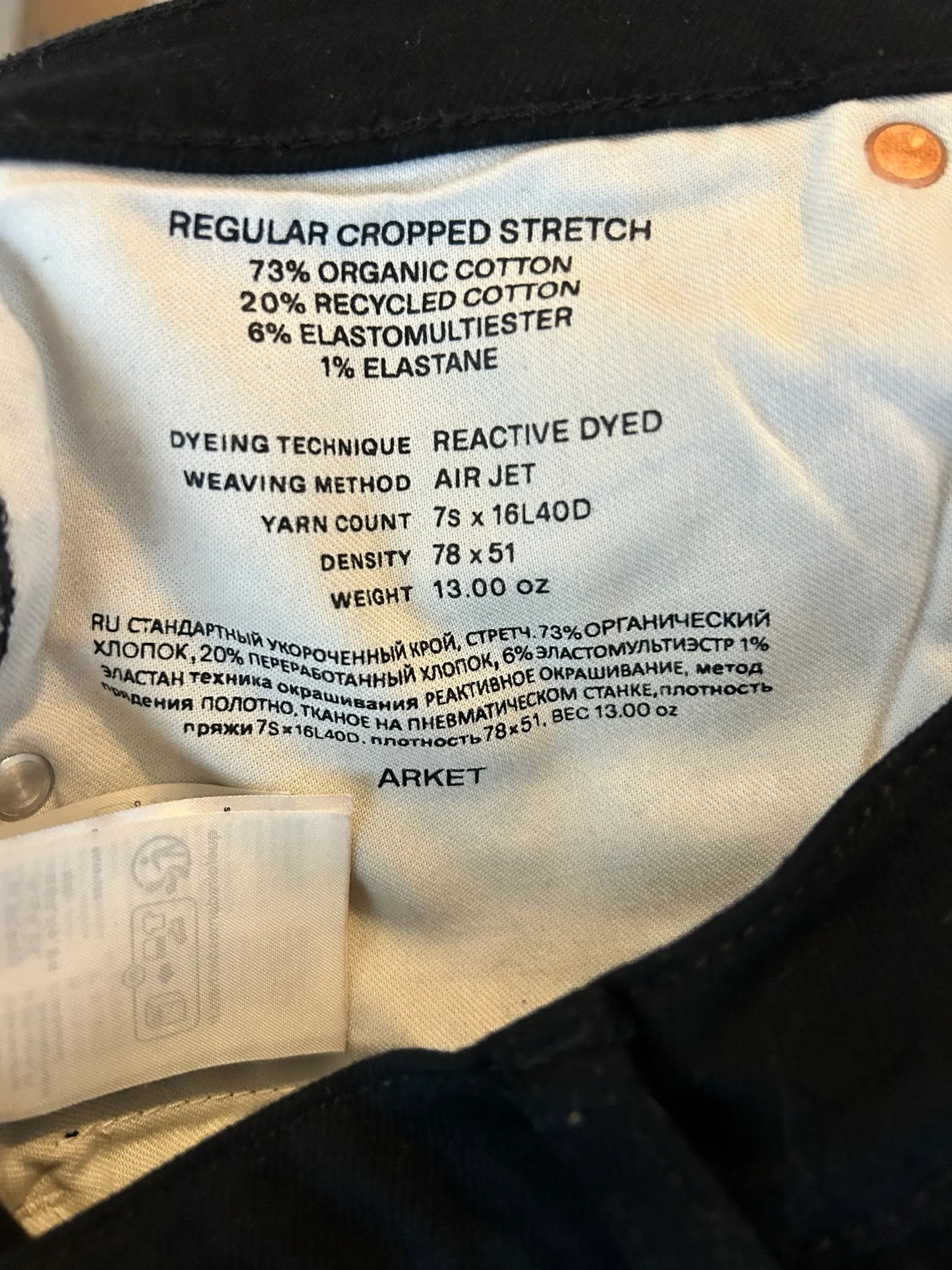 Arket Regular Cropped-jeans