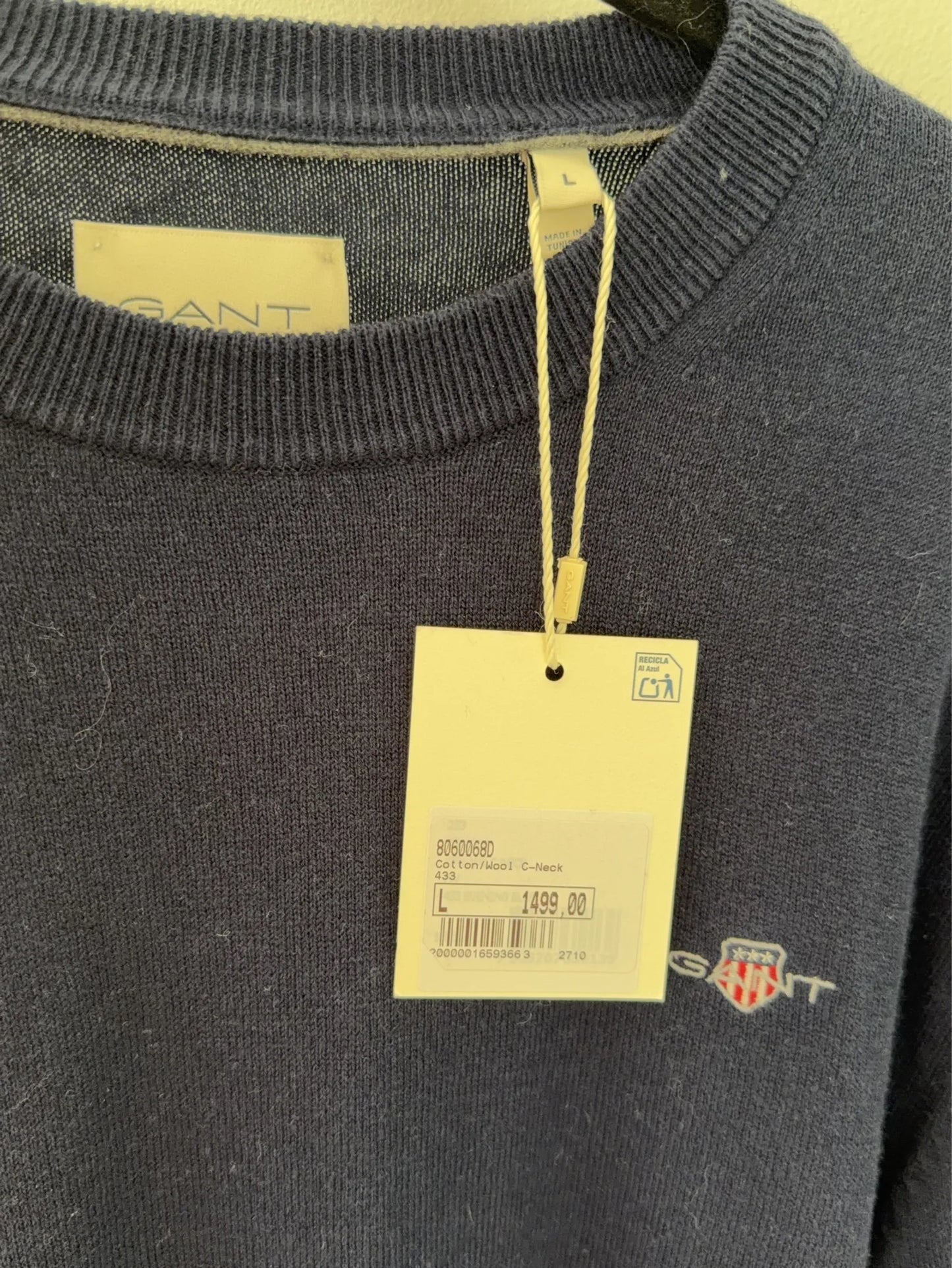 Gant Cotton/wool C--tröja NWT