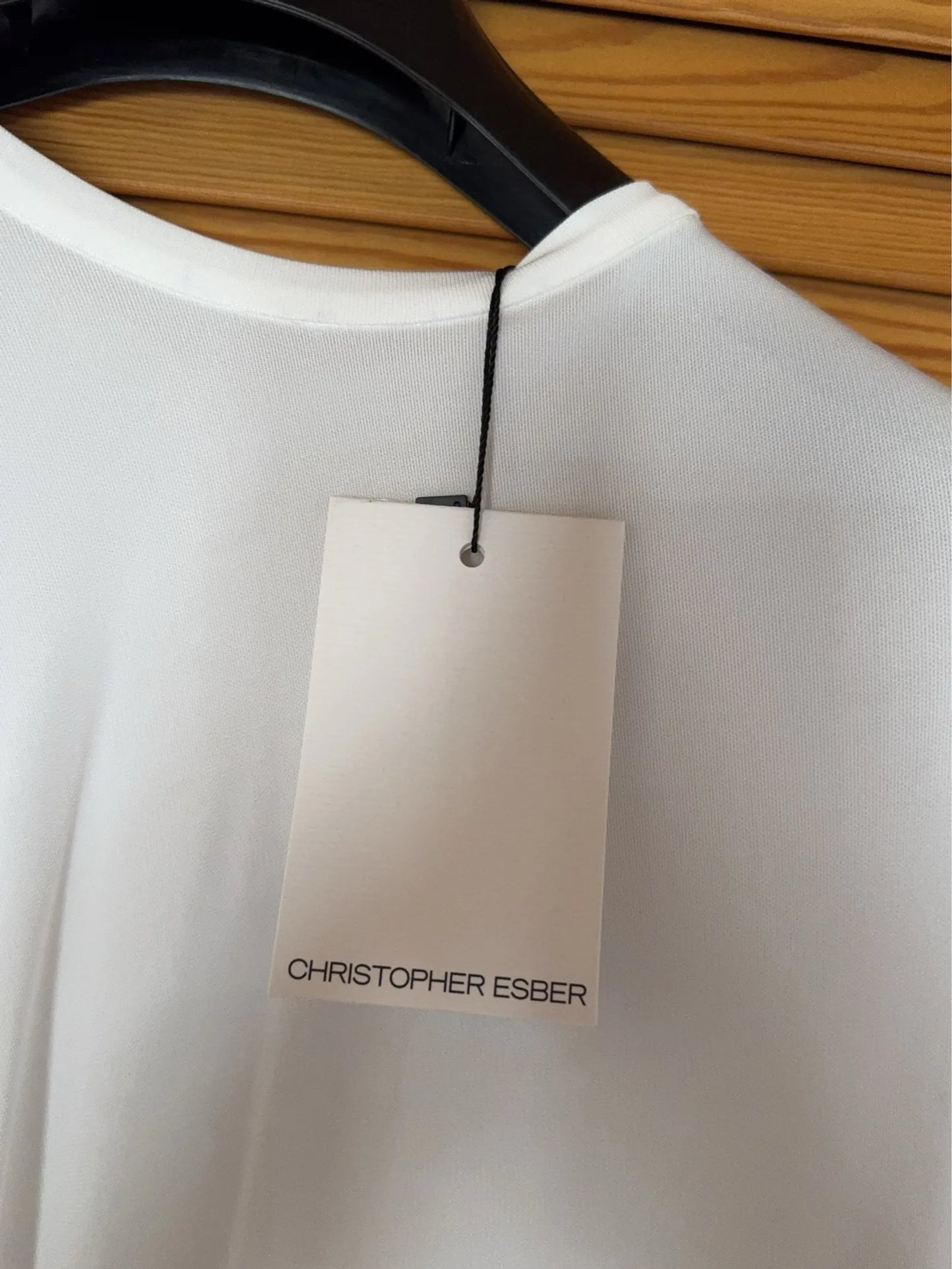 Christopher Esber Dry Jersey Side Cowl-klänning NWT