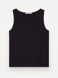 A Day's March Blake Boatneck Cable Knitted Merino Tank-ulltopp
