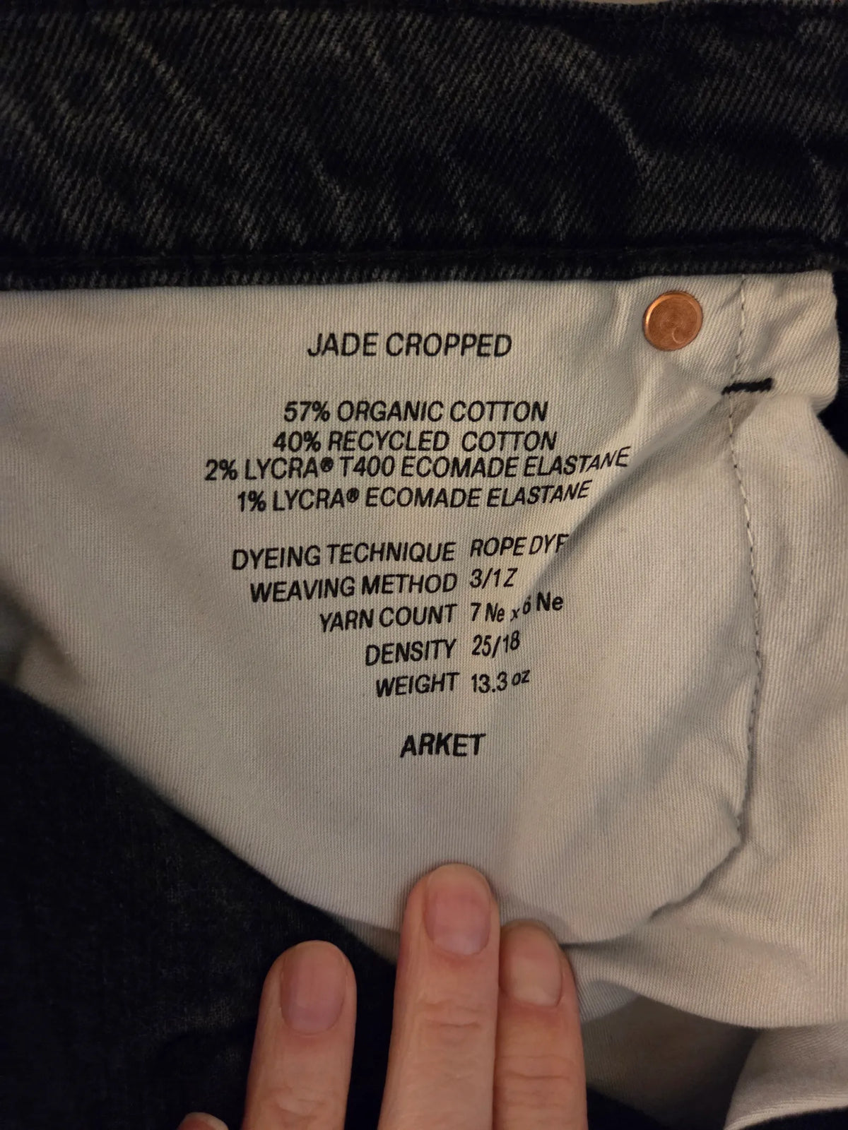 Arket Jade Cropped-jeans