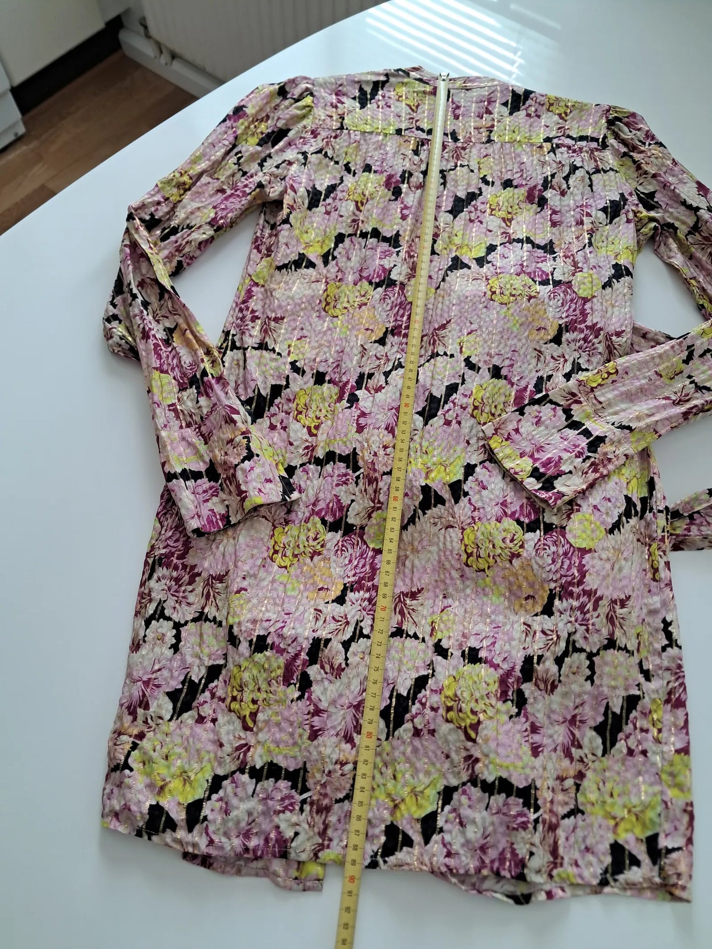 Birgitte Herskind Alice Silk Floral Wrap Mini Dress