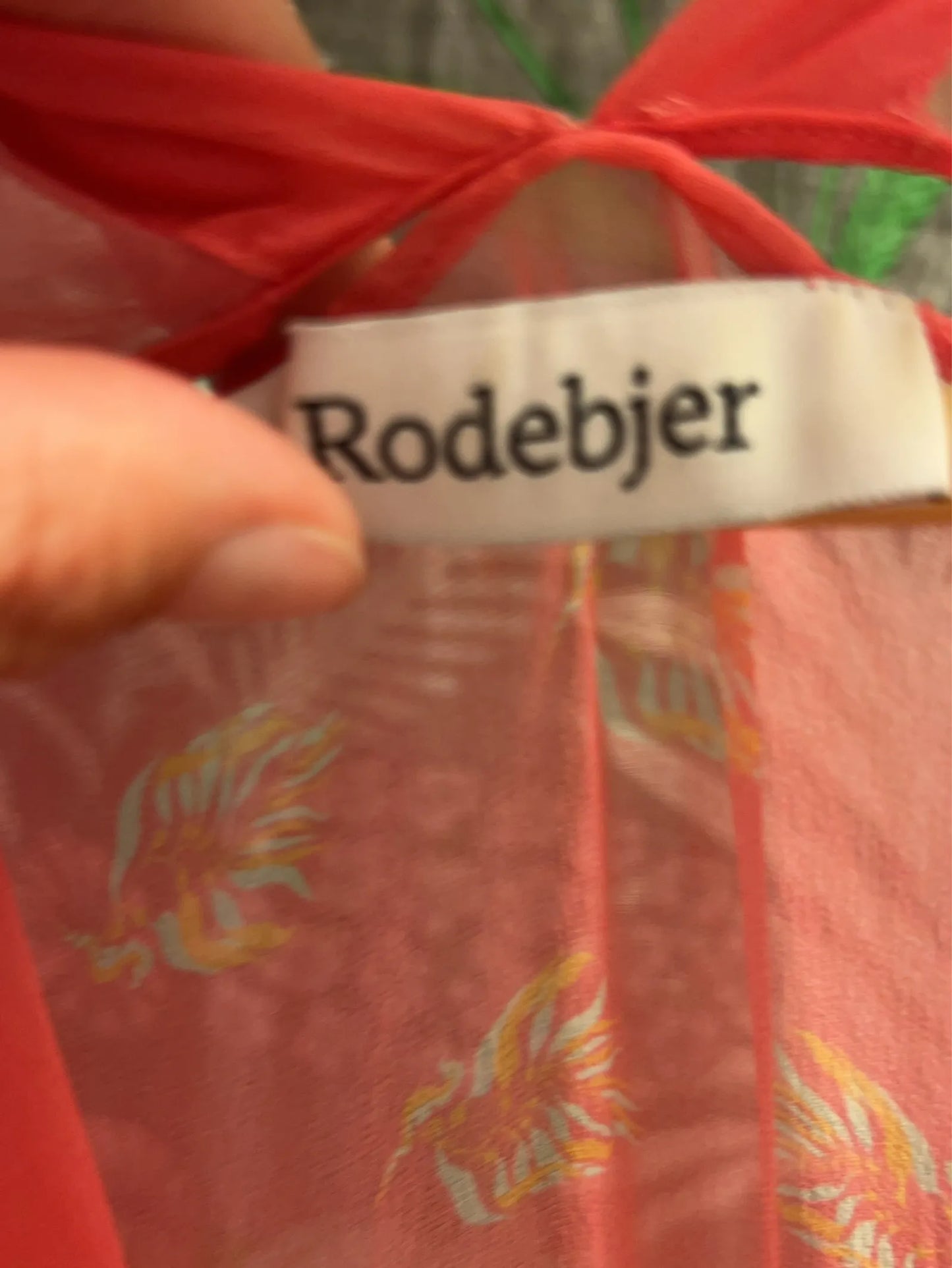 Rodebjer Agave Seahorse-sidenkaftan
