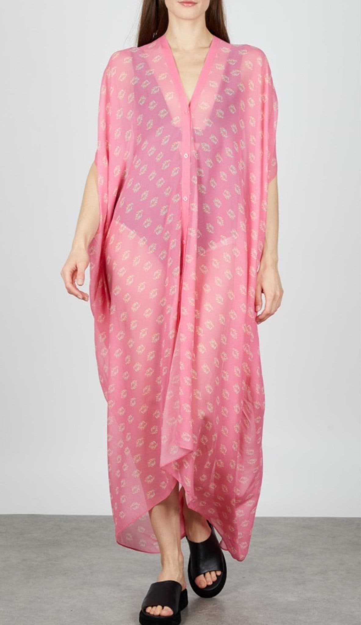 Rodebjer Agave Seahorse-sidenkaftan