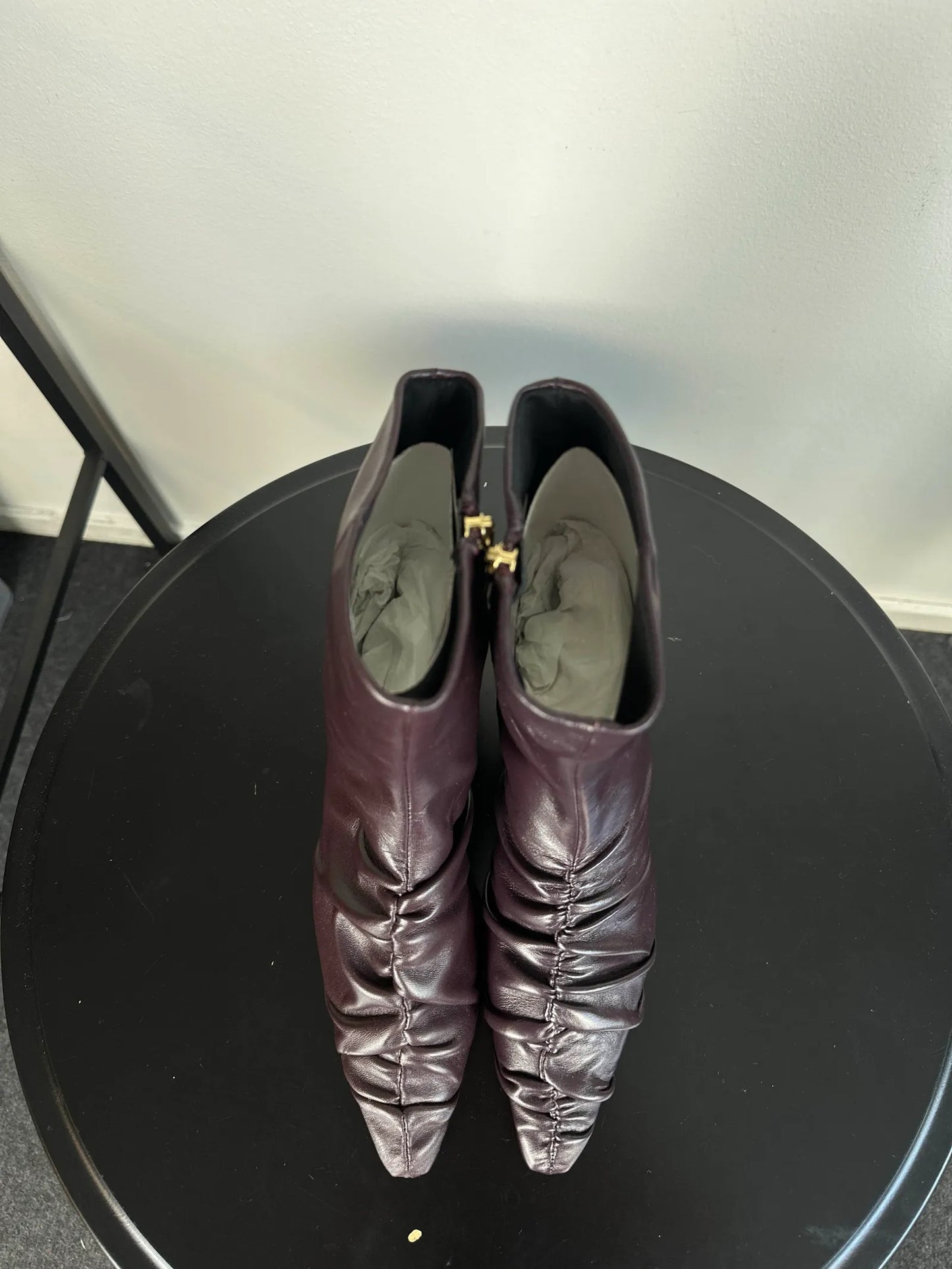 Flattered Minna Leather Burgundy-skinnboots