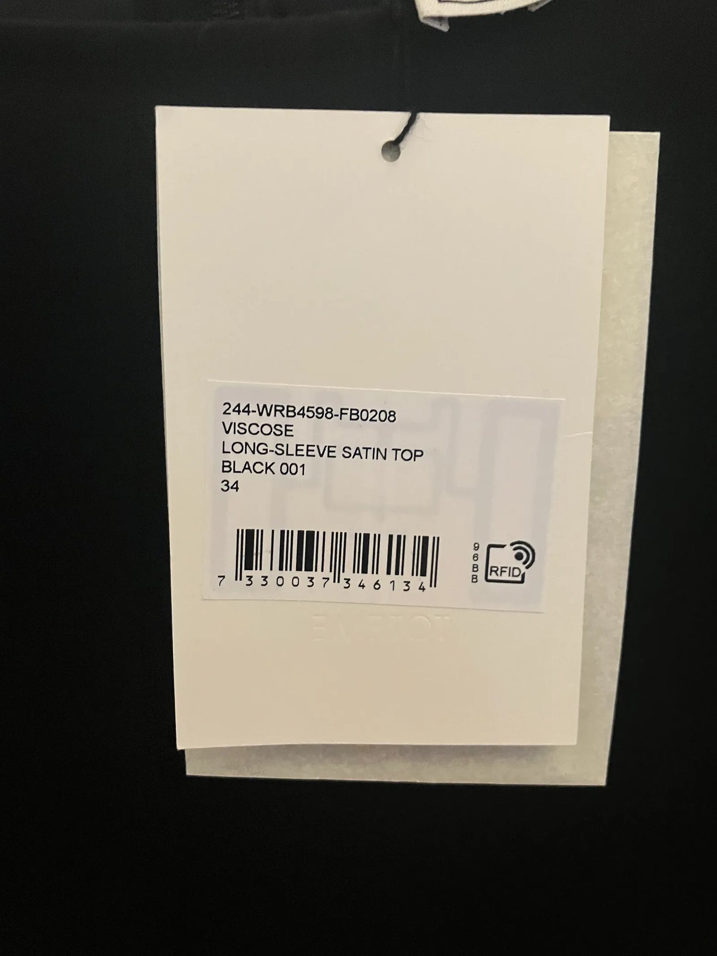 Toteme Long Sleeve Satin-topp