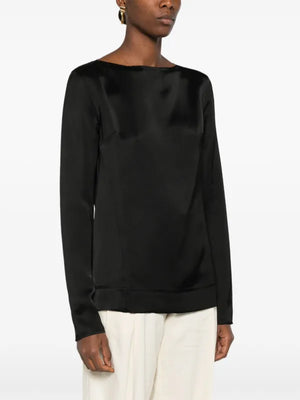 Toteme Long Sleeve Satin-topp