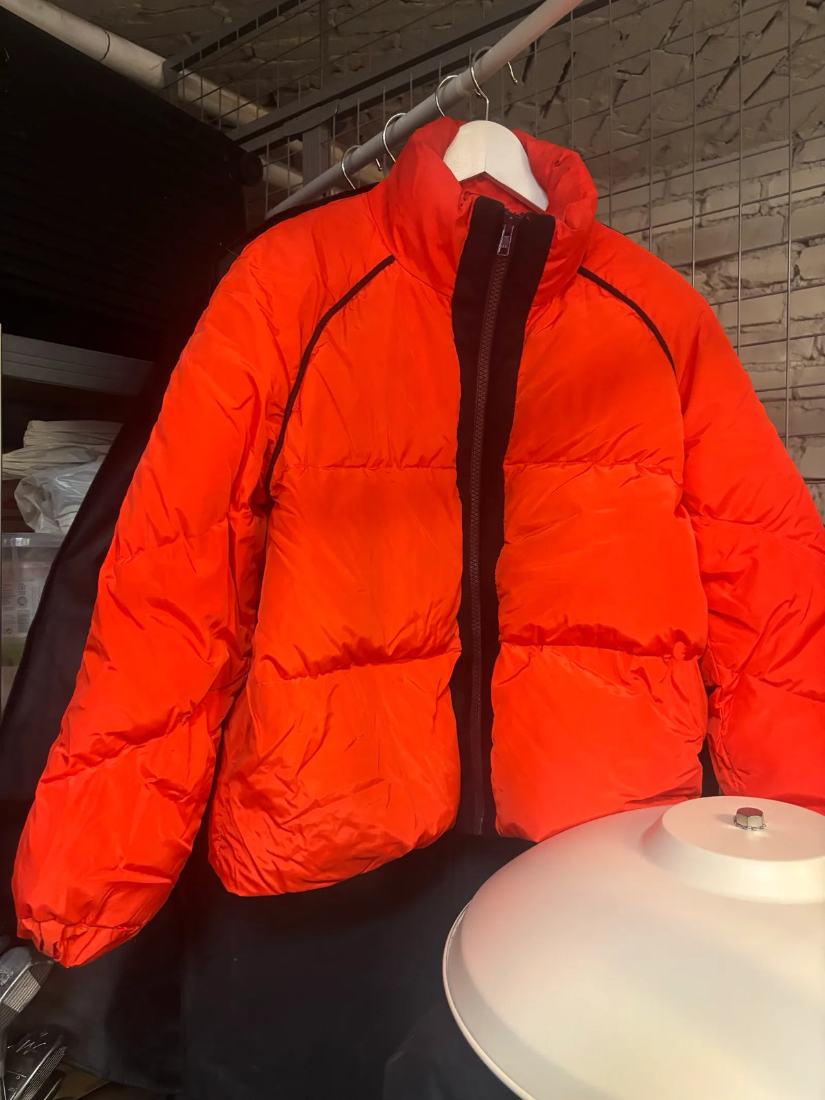 Ganni Fountain Big Red Apple-dunjacka