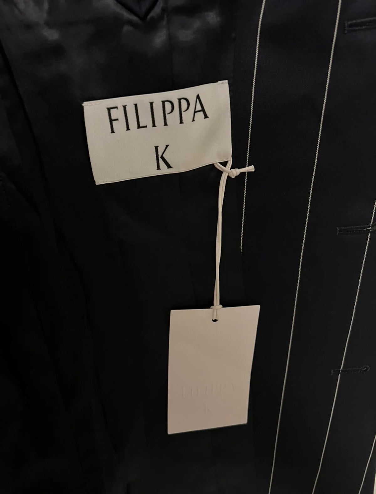 Filippa K Wool Pinstripe-ullkavaj NWT