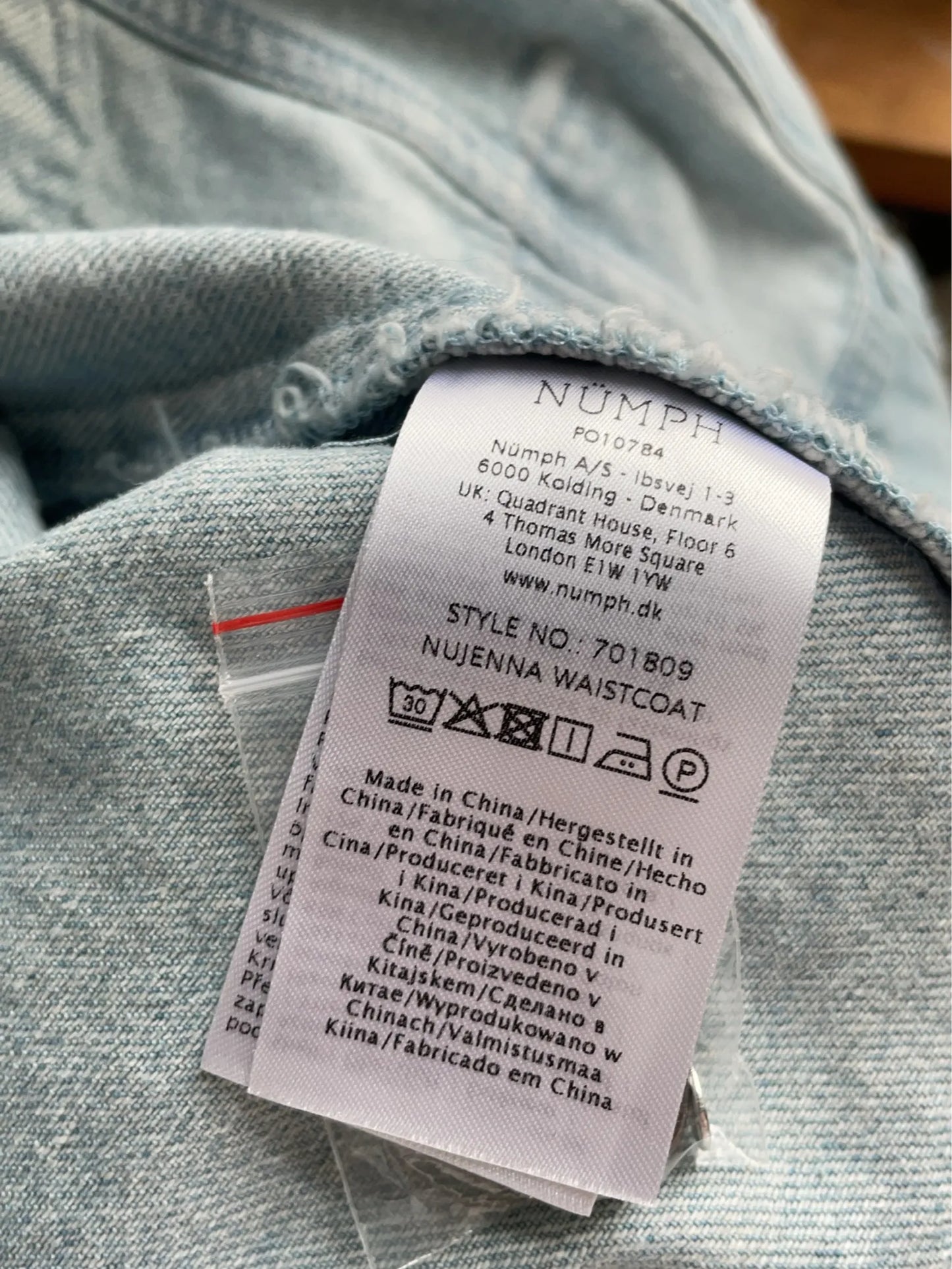 Nümph-väst NWOT