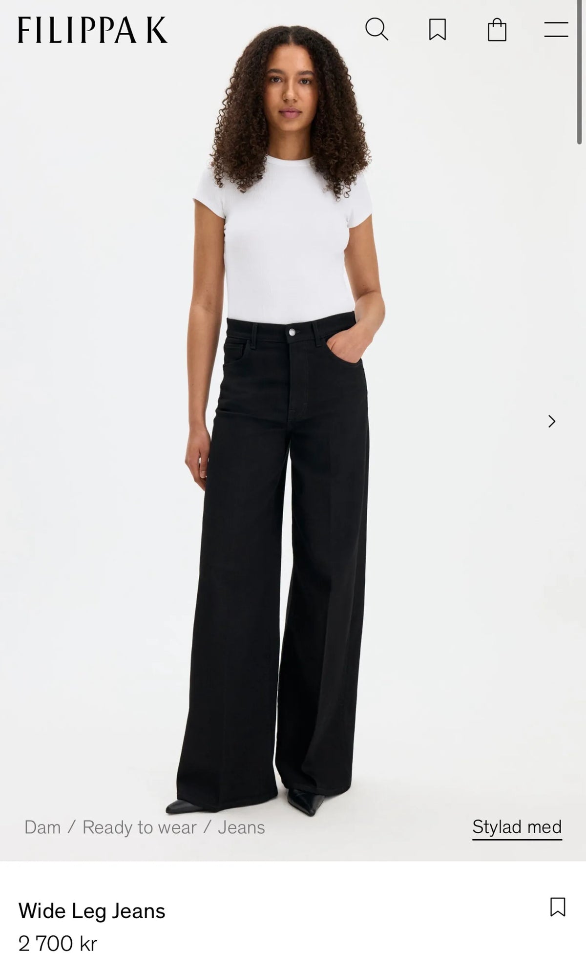 Filippa K Wide Leg-jeans
