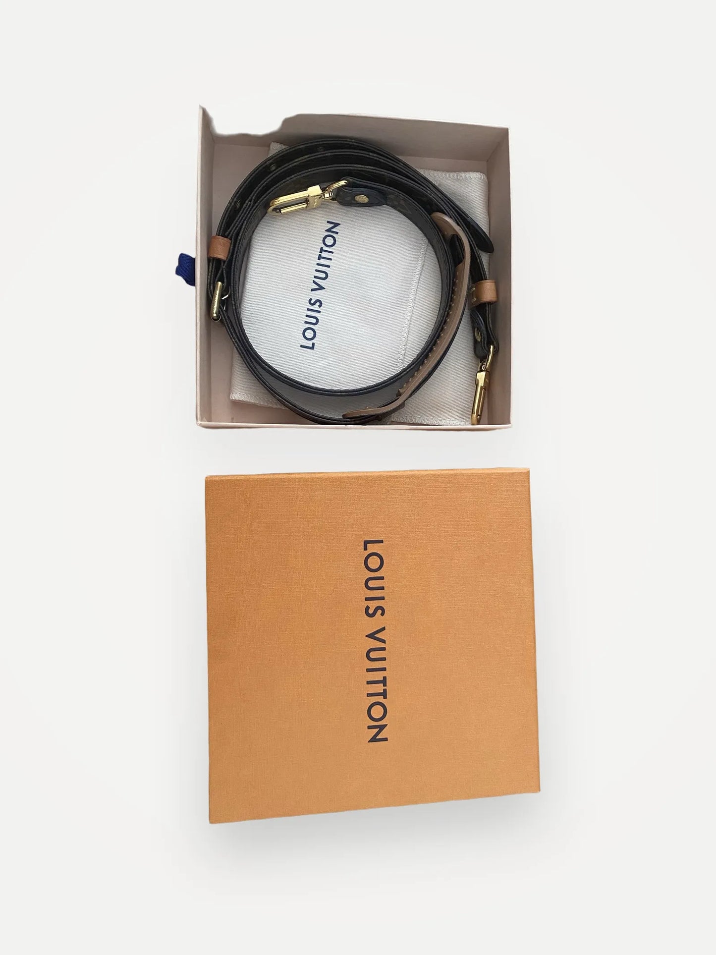 Louis Vuitton Adjustable Shoulder Strap 16 Mm-skinnväska