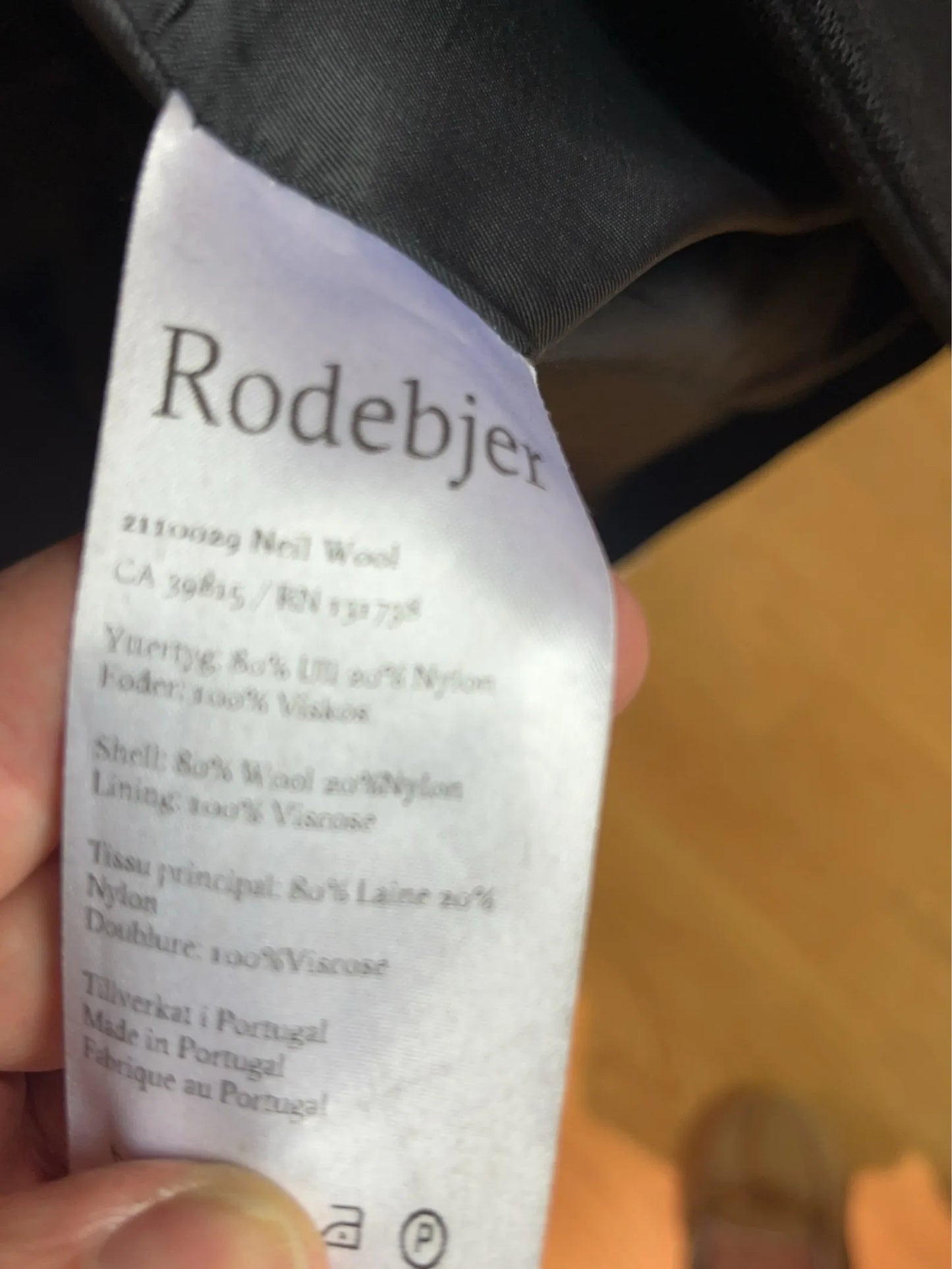 Rodebjer Neil Wool-ullkappa