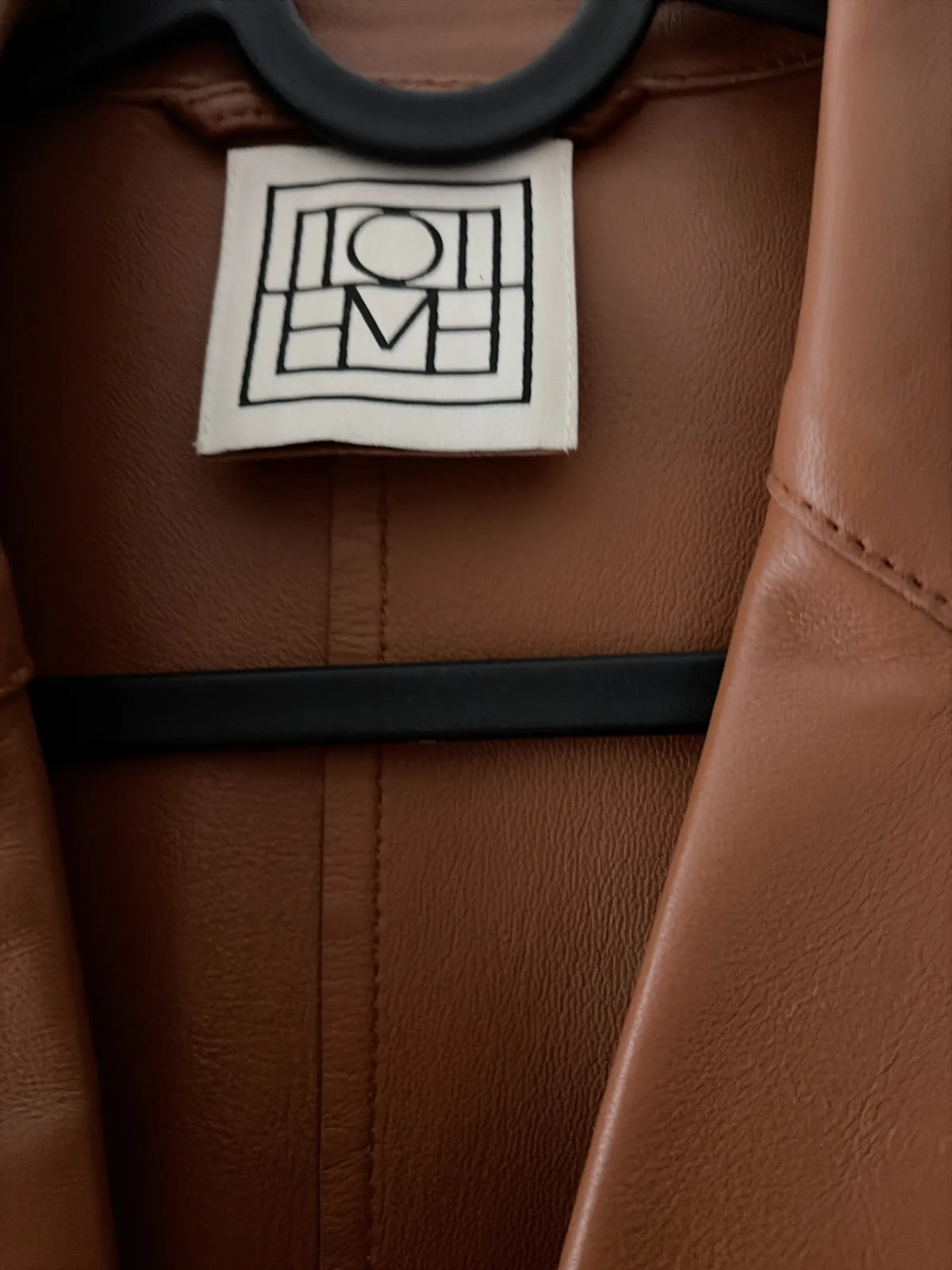 Toteme Clean Leather-skinnjacka
