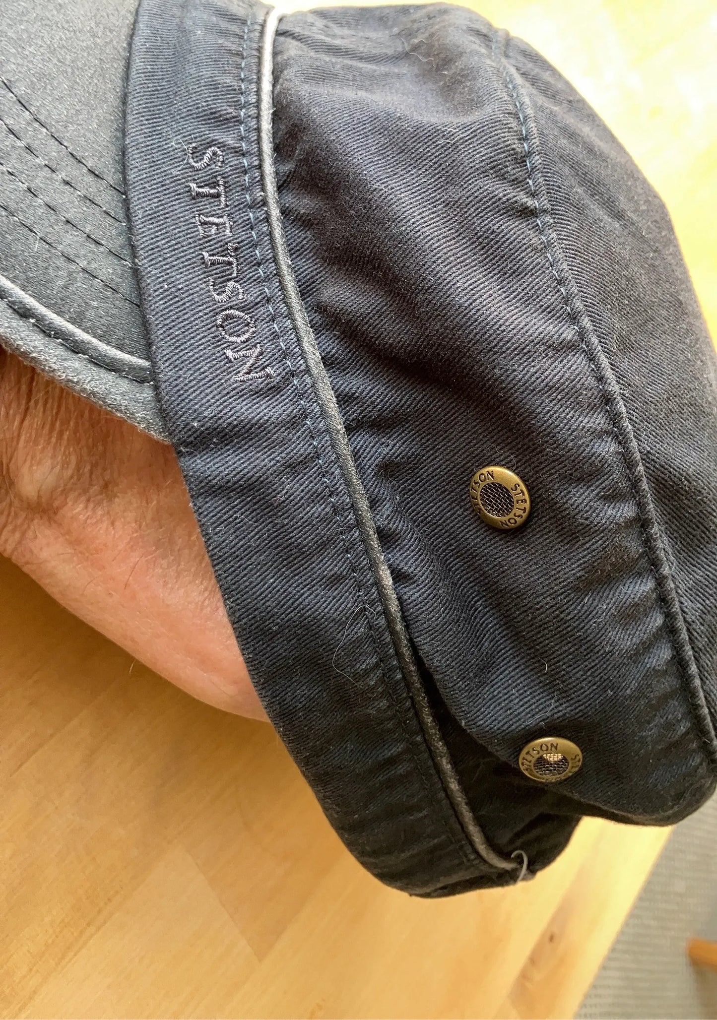 Stetson Cap Cotton Navy/black Army Cap
