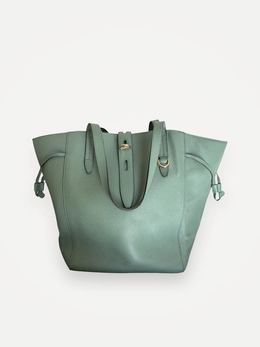 Furla Net Tote Mineral Green M Handbag