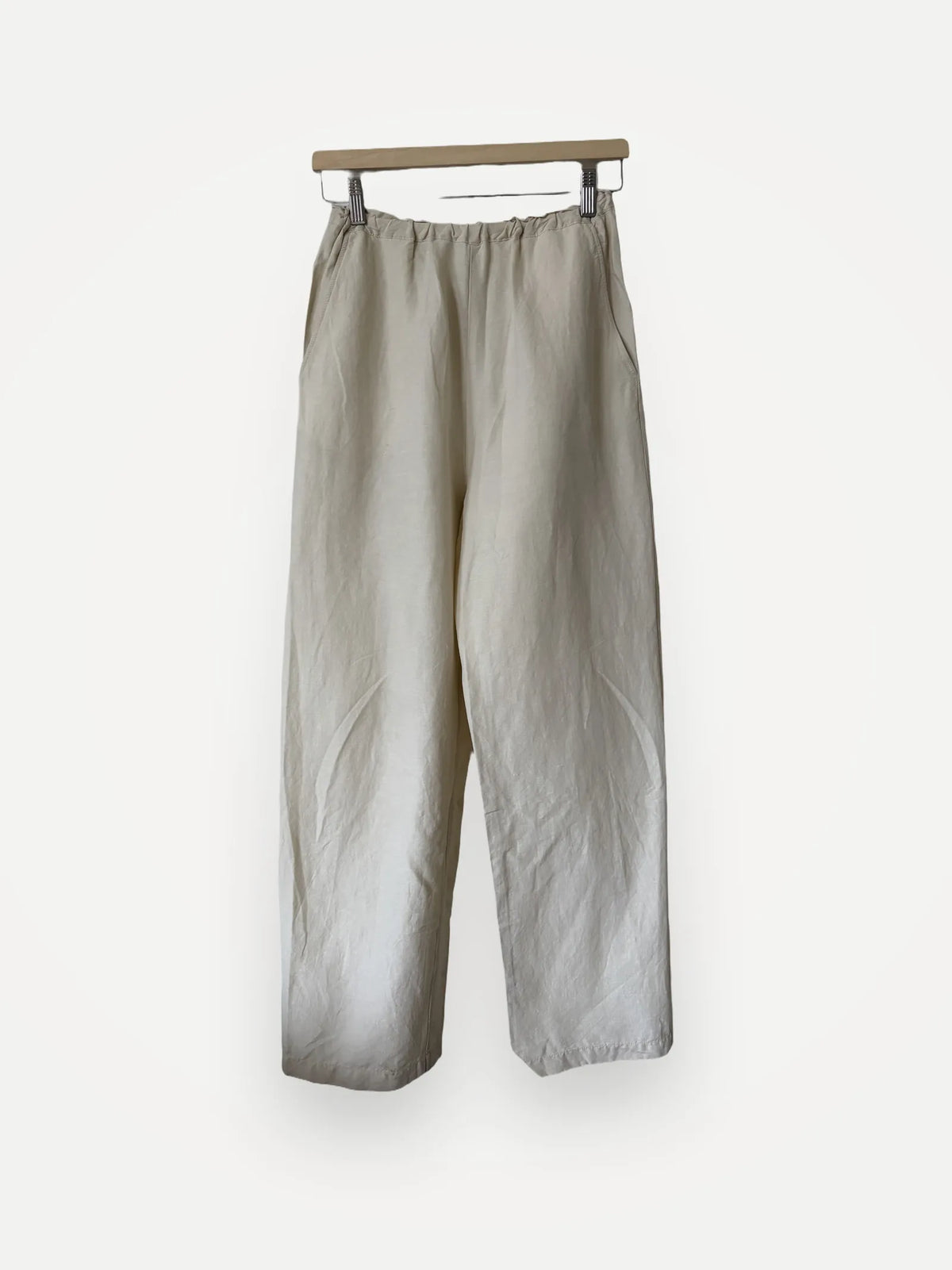 Toteme Stretch Linen Slacks-linnebyxor