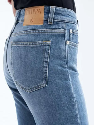 Filippa K Stella Cropped Mid Blue-jeans