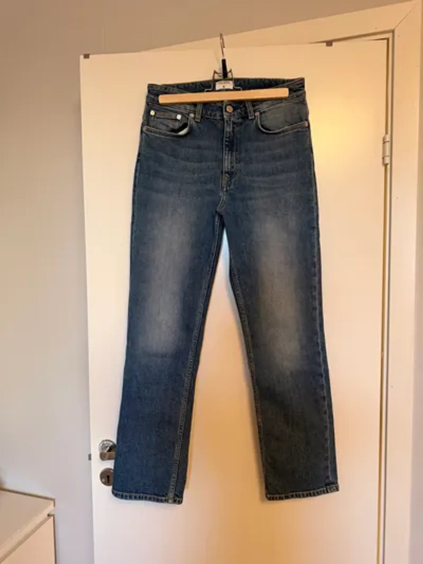 Filippa K Stella Cropped Mid Blue-jeans