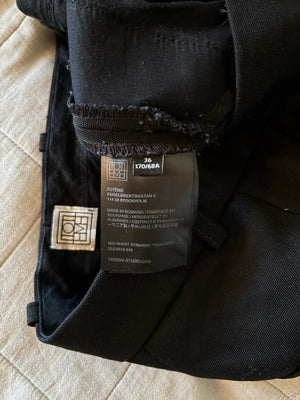 Toteme Mid-waist Straight Suit Trousers
