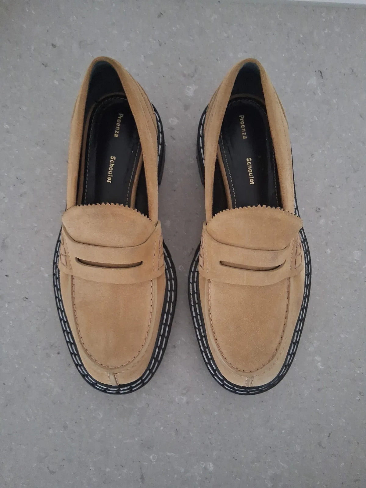 Proenza Schouler Penny-skinnloafers