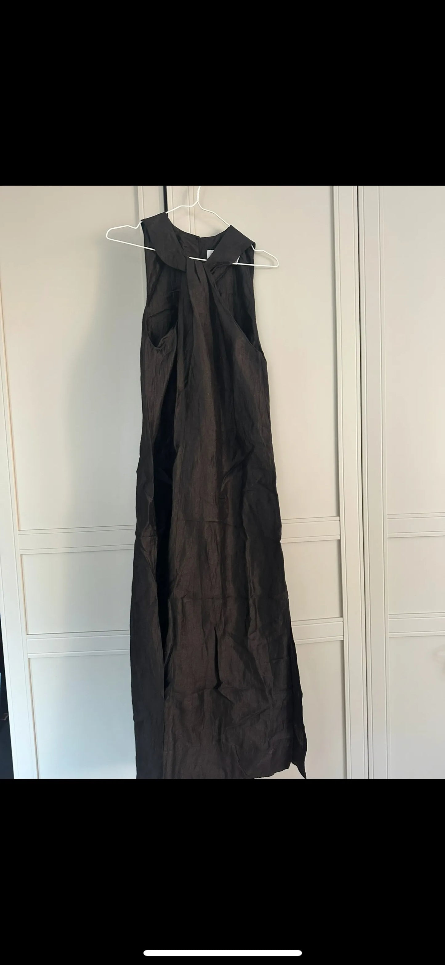 Dagmar Linen Twist-linneklänning NWOT