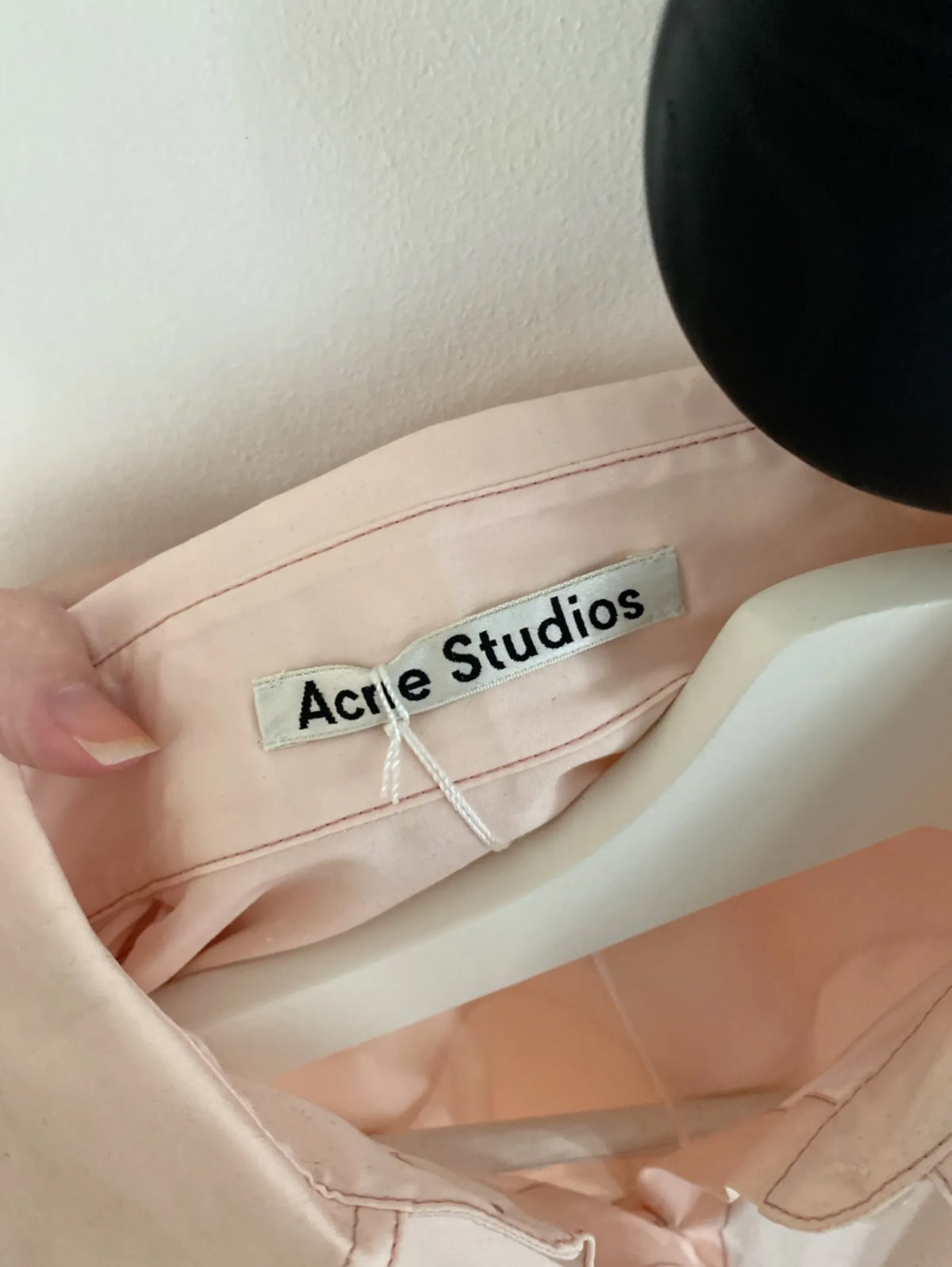 Acne Studios Sezanne Wash Pop-skjorta NWT